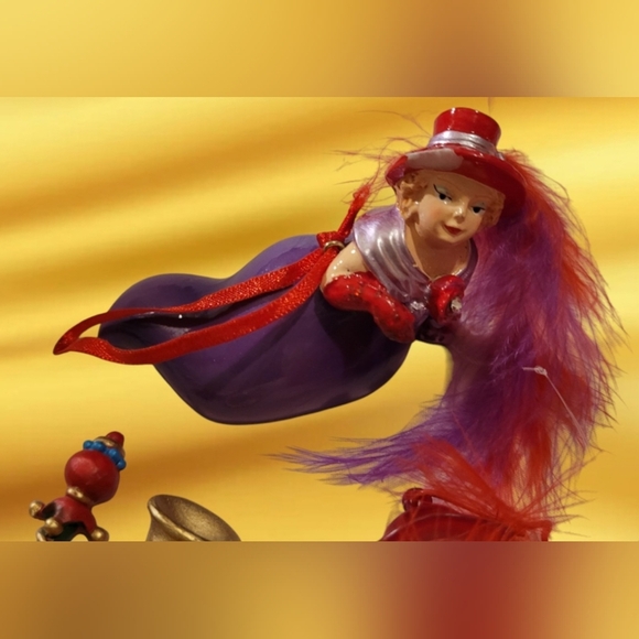 VINTAGE "RED HAT SOCIETY" CHRISTMAS ORNAMENT LOT ~ KURT ADLER & MARY ENGELBREIT - Picture 4 of 5